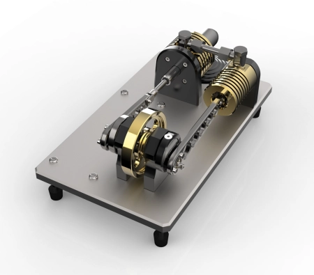 Stirling engine: operation and characteristics