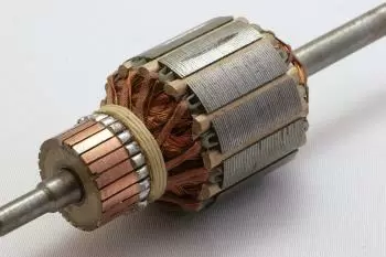 What is the rotor of an electric motor?