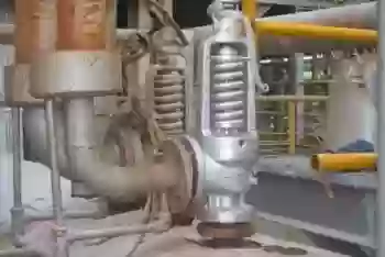 Safety valve of a steam boiler